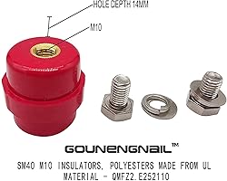 8pcs Busbar Insulator, SM-40 Polyester Standoff