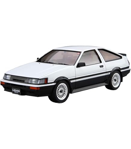 Amazon.com: Aoshima Toyota AE86 Sprinter Trueno GT-APEX '85 1:24