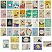 Birthday Cards Box Set,HonWally 40 Packs Assorted Birthday Cards With Gold Embellishments,40 Different Unique Designs Including 40 White Gummed Envelopes