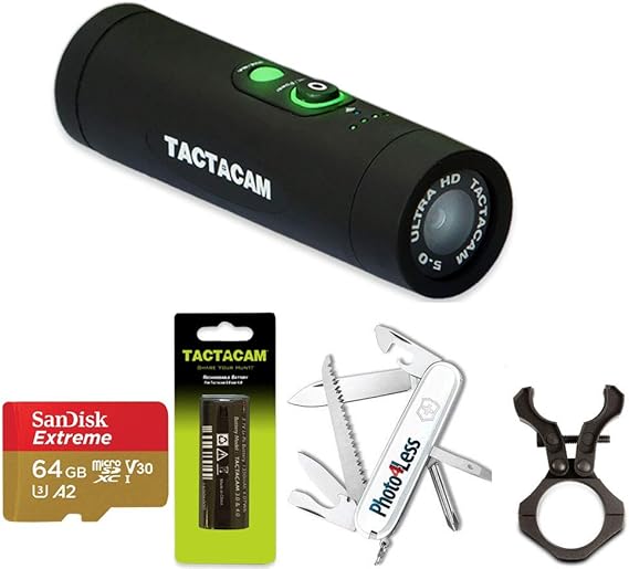 TACTACAM Ultimate 5.0 Package WiFiHunting Action Camera