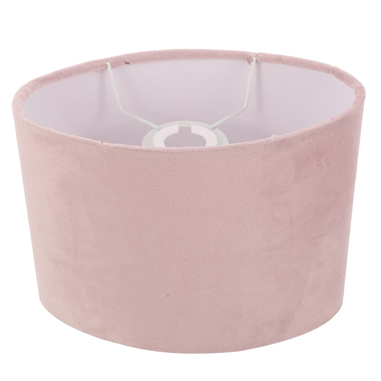 Photo 1 of Hemobllo Small Lamp Shade - Replacement Lamp Shades Table Lamp Shade Oval Velvet Fabric Lamp Shade E27 Lamp Shades for Table Lamps Floor Lamps, 9x7 Inch, Pink
