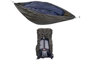 onewind Versatile Hammock Gear Sling or Backpack Rain Cover, Ultralight Waterproof Underbelly Gear Hammock Storage to Place Backpack, Clothes, Quilt, Food or 70L Packing Cover, Hammock Protector