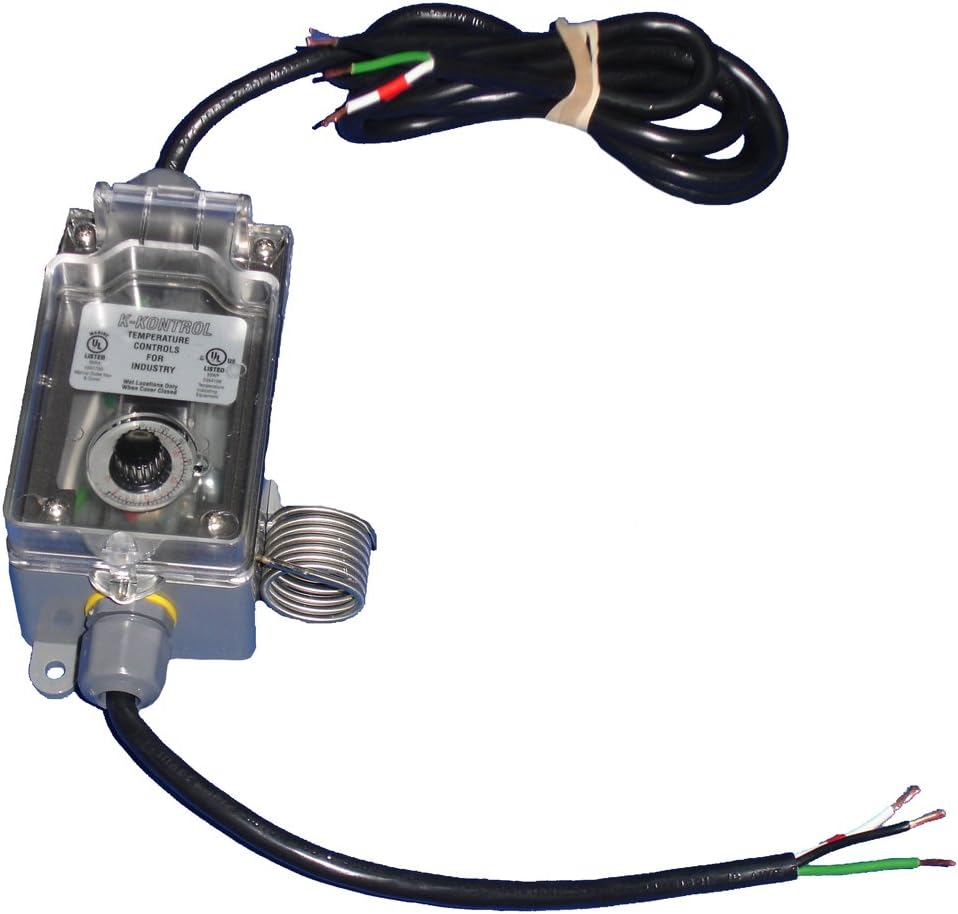 THE POWERHOUSE ICE Eater 230V Adjustable Thermostat - Temperature Control for De icer, KP16220 by Bearon Aquatics