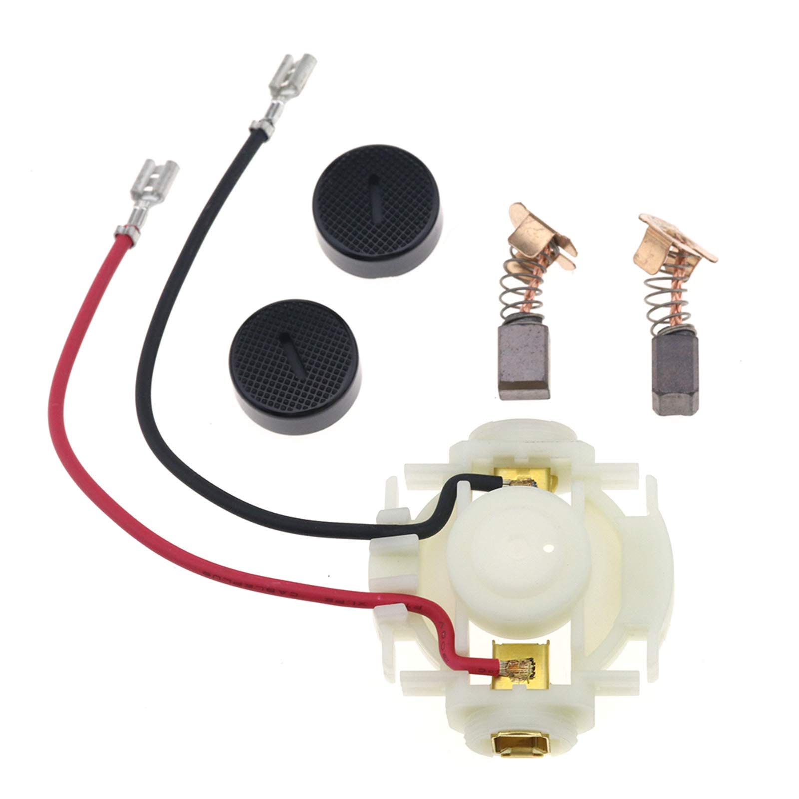 ENET Carbon Brushes, Brush Holder Caps CB430 for Makita BGA450 BGA452 DGA452