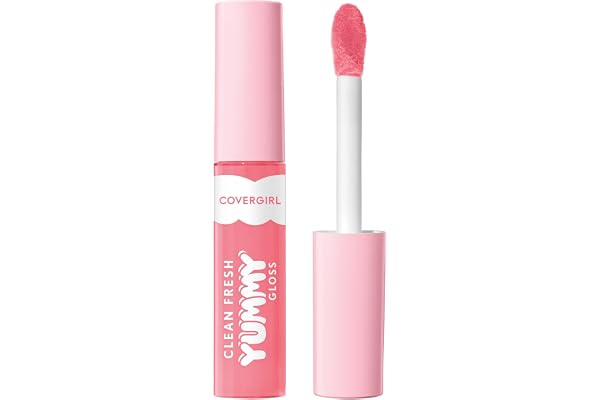 COVERGIRL - Clean Fresh Yummy Gloss - infused with Hyaluronic Acid and naturally-derived Antioxidants, for instant hydration,