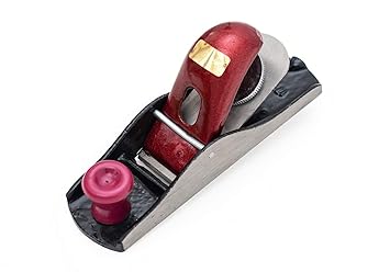 MONTSTAR Steel Block Carpenter Plane (7-inch, Red)