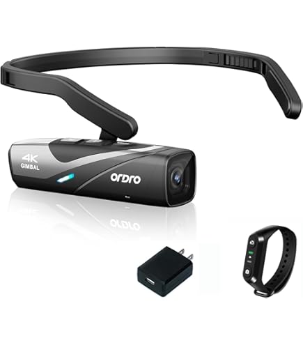 Amazon.com : ORDRO EP7 4K 60FPS Camcorder Head-Mounted Video