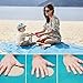 COSOON Beach Mat Sand Proof Rug Picnic Blanket - Sand Dirt & Dust disapper! - Fast Dry, Easy to Clean Perfect for The Beach, Picnic, Camping, Outdoor Events (Blue, 79' x 79' in)