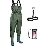 Trudave Chest Waders for Men with Boots, 2-Ply