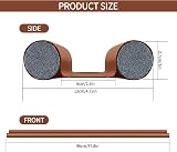 LJAPPLIED Double Door Draught Excluder 96 cm Adjustable Brown view 2