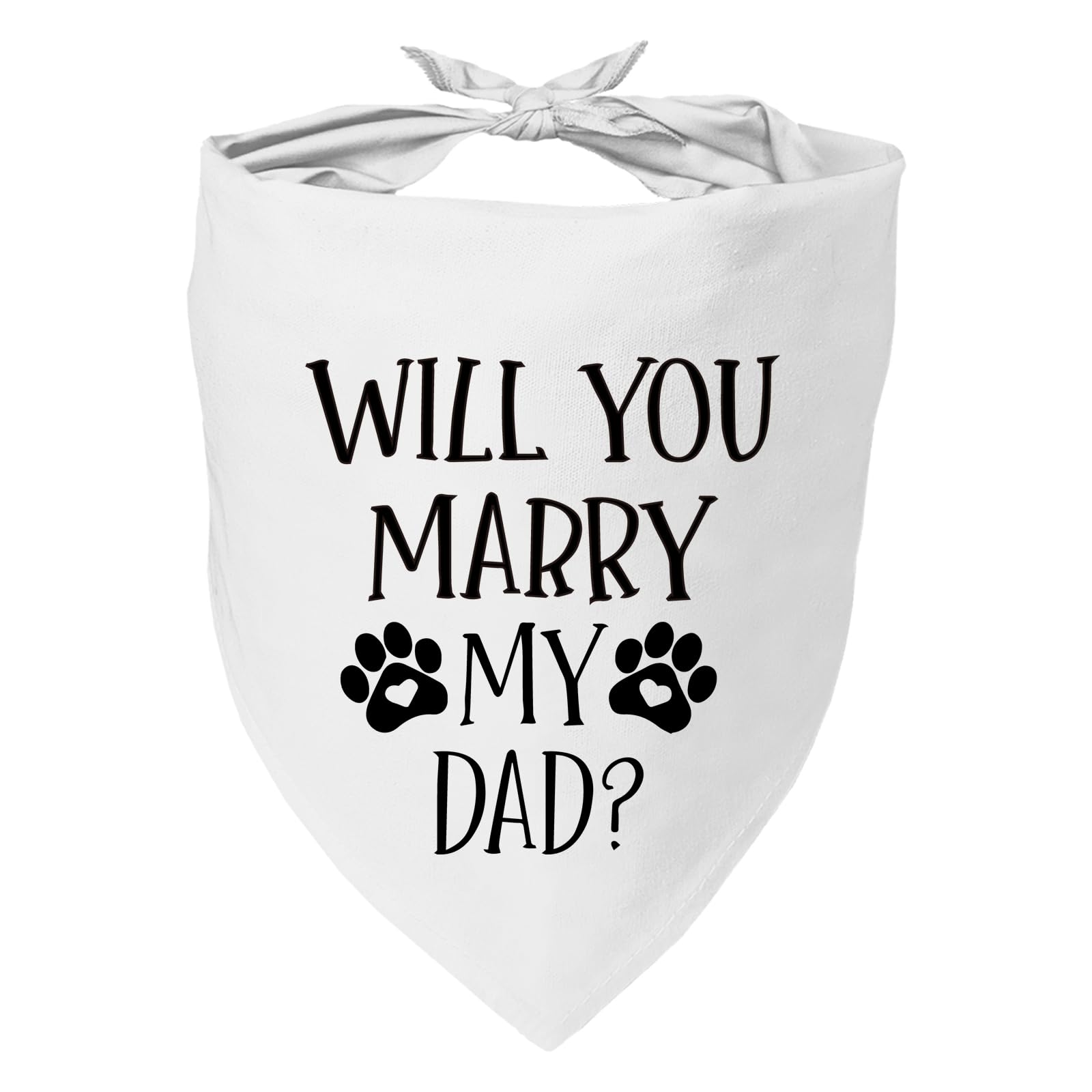Family Kitchen Funny Wedding Pet Dog Bandana Scarf, Dog Engagement Announcement Dog Bandana Wedding Photo Prop Pet Accessories for Dog Lovers Owner Gift