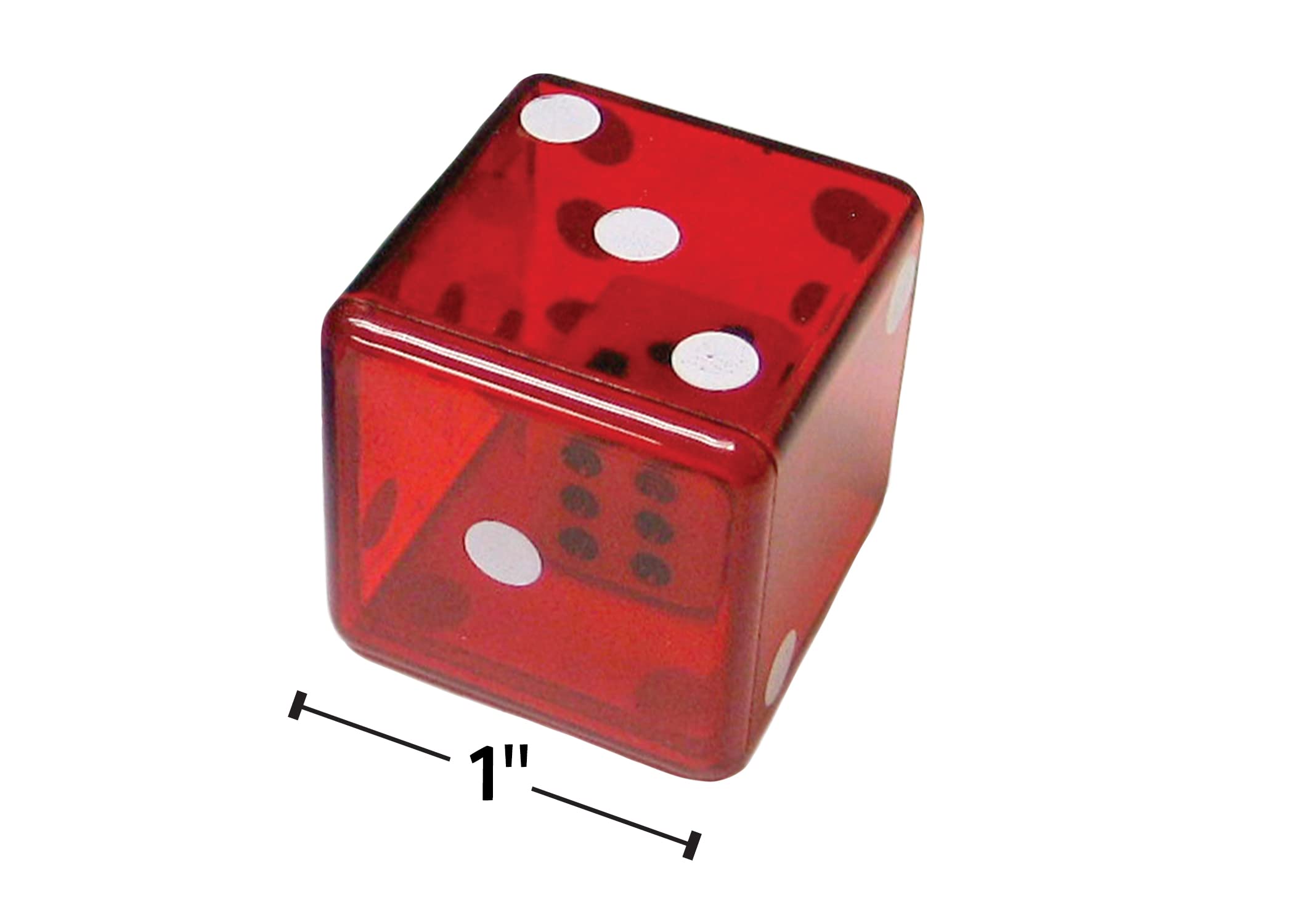 Teacher Created Resources® Dice Within Dice, Pack of 9,Red, Green, Blue, White, 1