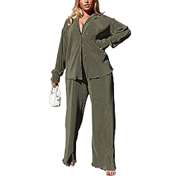 kaimimei Casual 2 Piece Outfit for Women - Linen