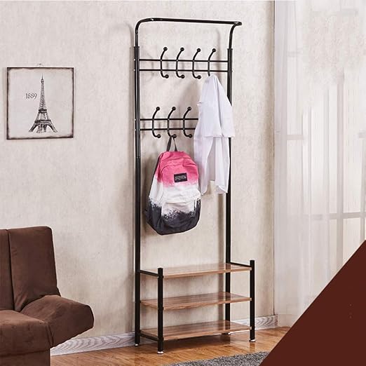 Muebles de entrada con perchero y paraguero | Percheros de pared