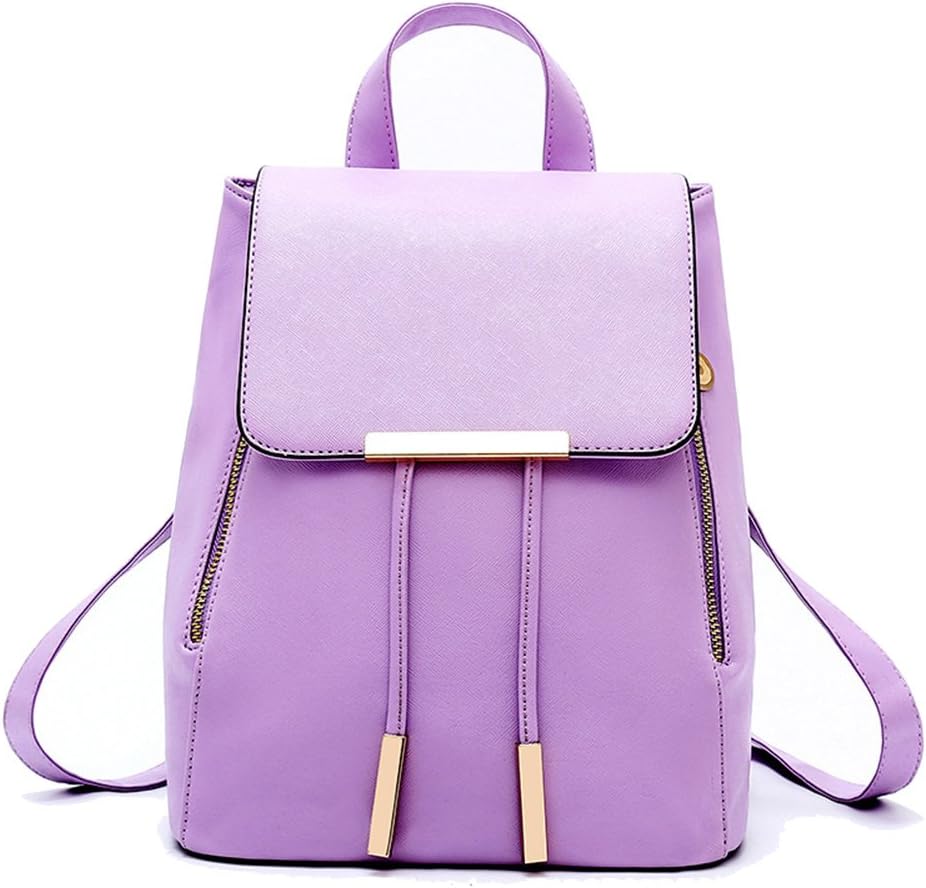 Womens Backpack Purse Leather Mini Casual Daypack for Girls Schoolbag Laptop Bag