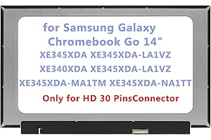 ARUISIFX 14.0" Replacement for Samsung Galaxy Chromebook Go XE345XDA XE340XDA XE345XDA-KA2UK XE345XDA-LA1VZ XE345XDA-MA1TM XE345XDA-NA1TT LCD Screen Replacement Display Panel HD (Only for Non Touch)