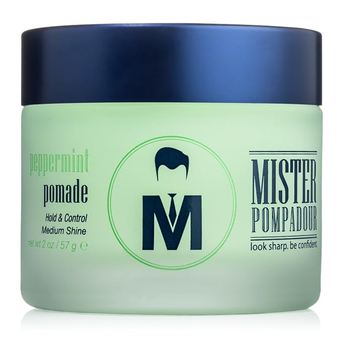 Mister Pompadour Peppermint Pomade - Best Hair Styling Product for Men ...