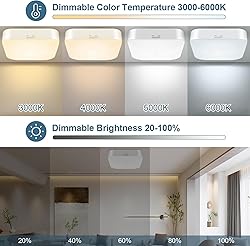 Motion Sensor Rechargeable Ceiling Light