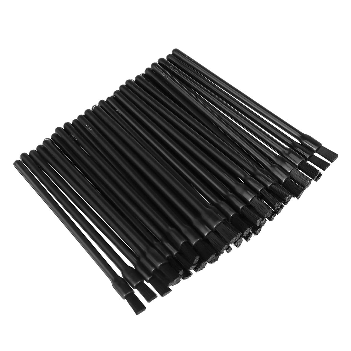 Frcolor Disposable Lip Gloss Brushes Lipstick Wands Applicator Flat Brush Makeup Cosmetic Tools (100 Pcs): Beauty