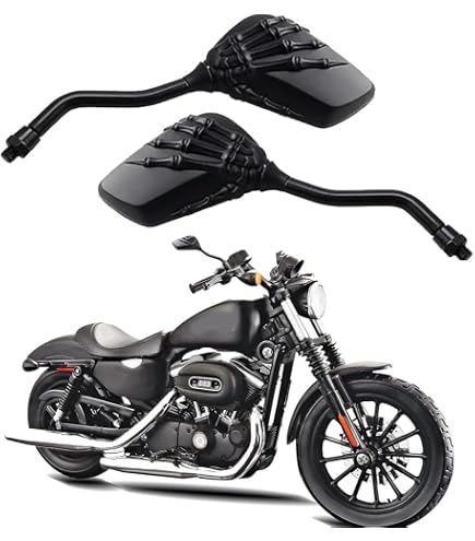 Amazon.com: Emgo Unbiversal Rectangular Mirror - Live to Ride