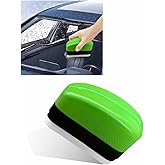 ZIMISI Automotive Oil Film Cleaning Brush, Clear Vision Car Glass Cleaner Prevent Rain and Fog, Reusable Windshield Cleaner Tool, Oil Film Cleaning Brush for Car Windows (1PC)