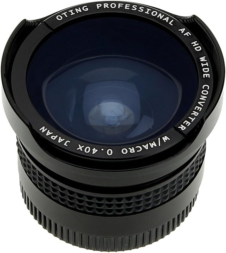 OTING FISHEYE X0.4 Lens with Macro for Panasonic Lumix, Olympus PEN, Fujifilm X - for Lens 37mm/30.5mm/30mm/25mm