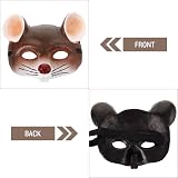 Gatuida Halloween Rat Mask Carnival 3D Mouse Animal Face Cover Cosplay Party view 4