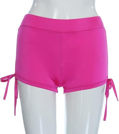 womens hot pink swim shorts