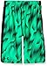 Under Armour Boys' Eliminator Printed Shorts, Vapor Green (300)/Black, Youth Small