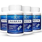 Genex Formulas NMN 250mg Supplements (4 Pack) - 99% Pure Shelf Stabilized Supplement Capsules for Increased NAD Levels & Healthy Aging, GMP Certified, 4 Month Supply