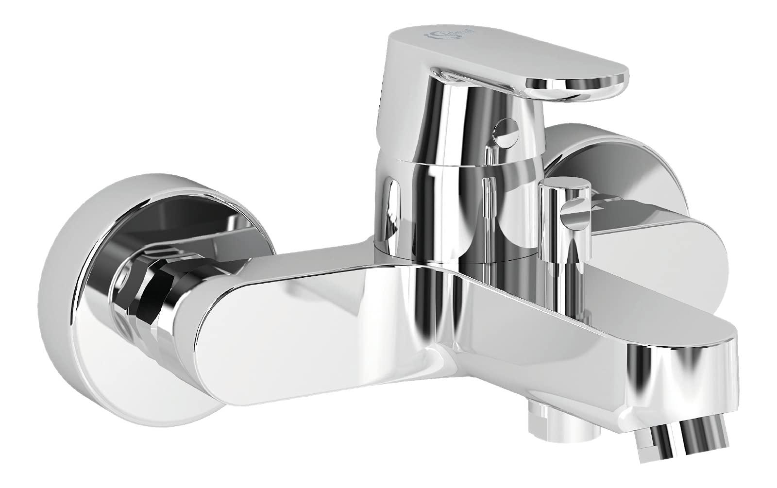 Ideal Standard Bath Mixer Tap Surface-Mounted Vito Adjustable 137–163 B0412AA MM, Chrome-Plated