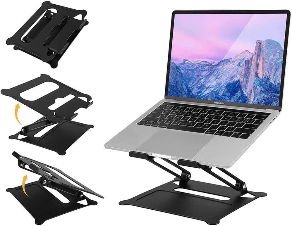 CoGoldguard Laptop Stand for Desk,Folding Adjustable