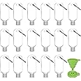 Abodhu 30Pcs Empty Hand Sanitizer Travel Bottles with Keychain 2.03oz/60ml Portable Clear Leakproof Portable Refillable Plastic Squeeze Containers for Hand Sanitizer