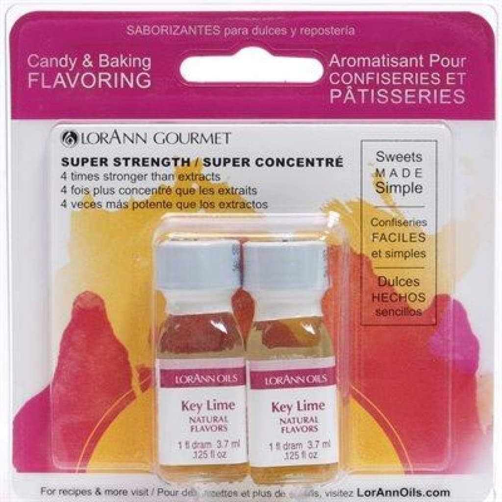 .125oz Candy & Baking Flavor Oil-2PK/Key Lime