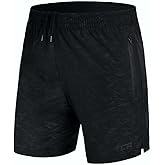 TCA Elite Tech Gym Shorts Men Athletic Shorts Workout Running Shorts for Men with Zip Pockets