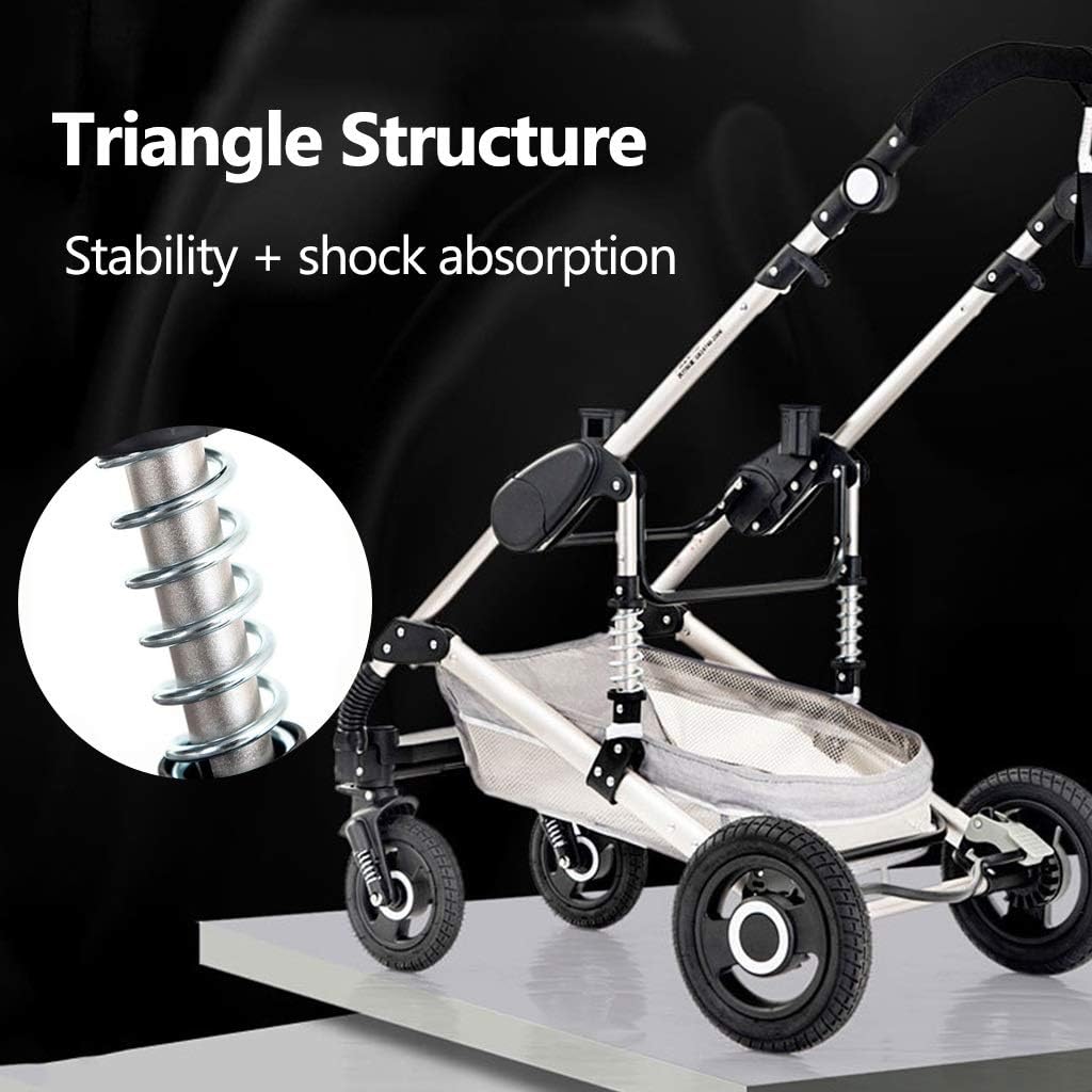 stroller with large storage basket