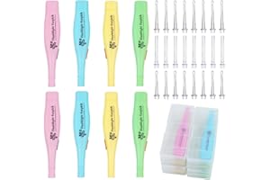 REDANHA 8 Piece Ear Wax Removal Kit with Storage Case and LED Light Safe Ear Pick Tweezer Ear Wax Removal Tool Kit with LED Earwax Spoon for Adults and Kids