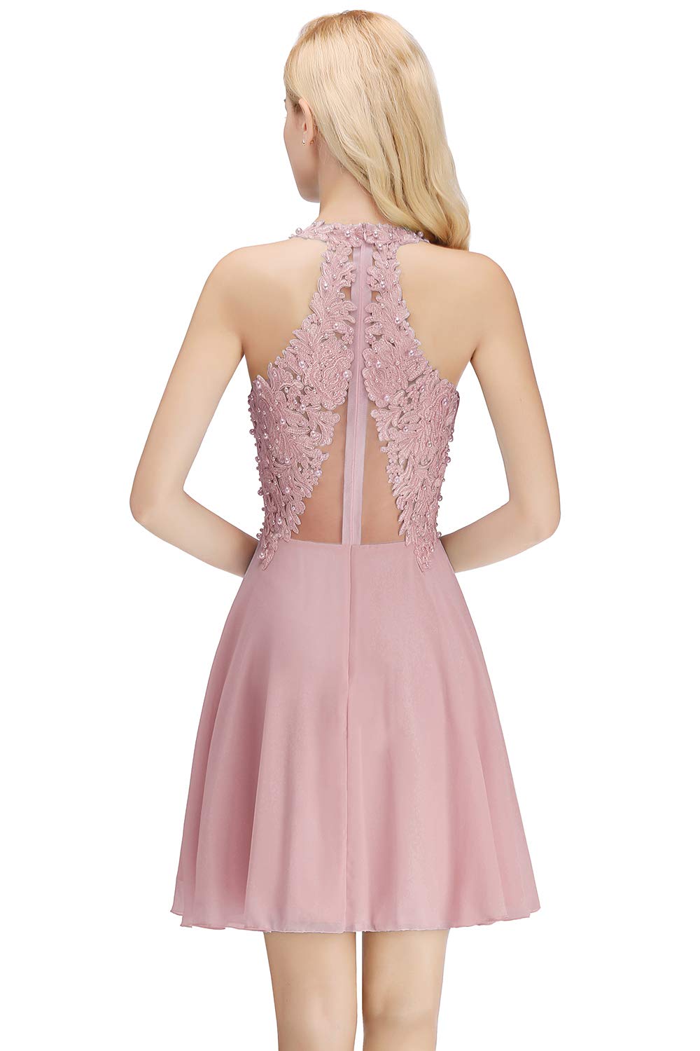 My Fashion: Short Dusty Pink Prom Dress