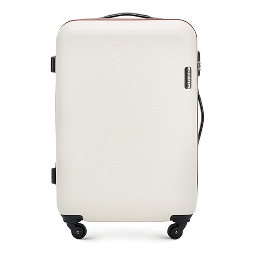 WITTCHEN Reisekoffer ABS XL 71 x 47.5 x 24 cm 3.8 kg 64 L BeigeI Luggage Baggage Flugkoffer Reisezubehör 56-3-612-85
