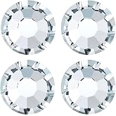 200pcs Genuine Preciosa Maxima Chaton Rose Round Flat Back Crystal Rhinestone Crystal Clear (SS12, 3-3.2mm)