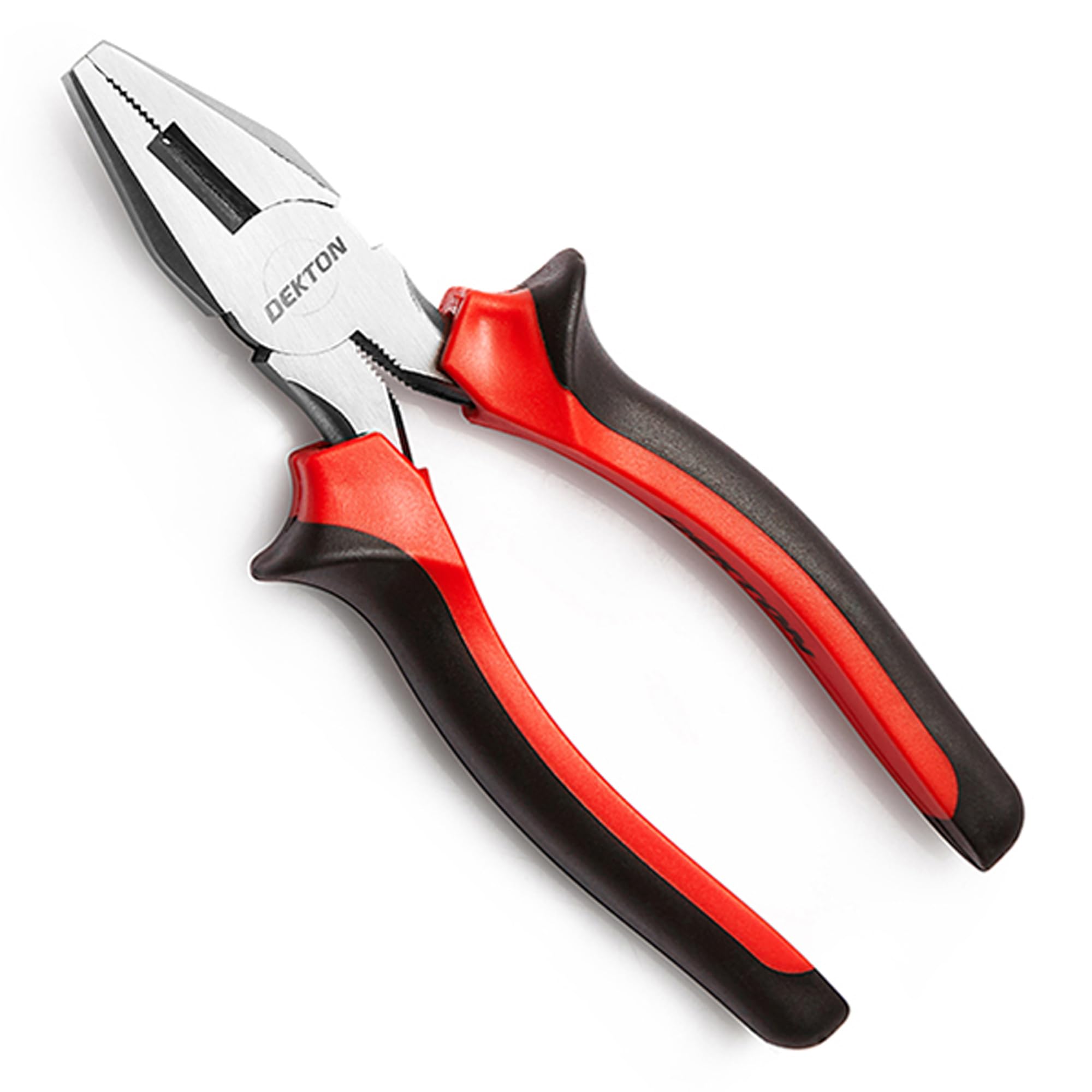 Dekton 6" Combination Pliers-Versatile Hand Tool for Cutting, Gripping, Twisting| High-Carbon Steel Construction|Ergonomic Non-Slip Grip Handles|Precision Machined Jaws| Ideal for Electrical, Plumbing