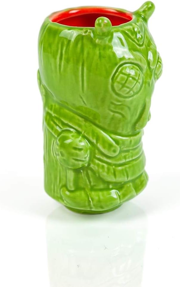 Geeki Tikis Rick & Morty Krombopulos Michael Ceramic Mini Muglet, Green - Image 4