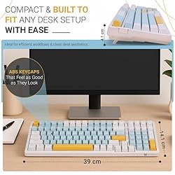 Qisan Wireless/Wired Mechanical Keyboard, Triple