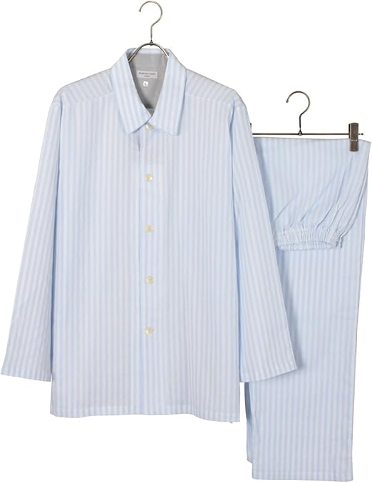 Amazon グンゼ パジャマ Gm4022w メンズ サックス 日本 L 日本サイズl相当 パジャマ 通販