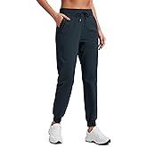 CRZ YOGA Casual Workout Jogger for Women 28.5" - Tapered Lightweight Stretch Athletic Outdoor Pants with Pockets