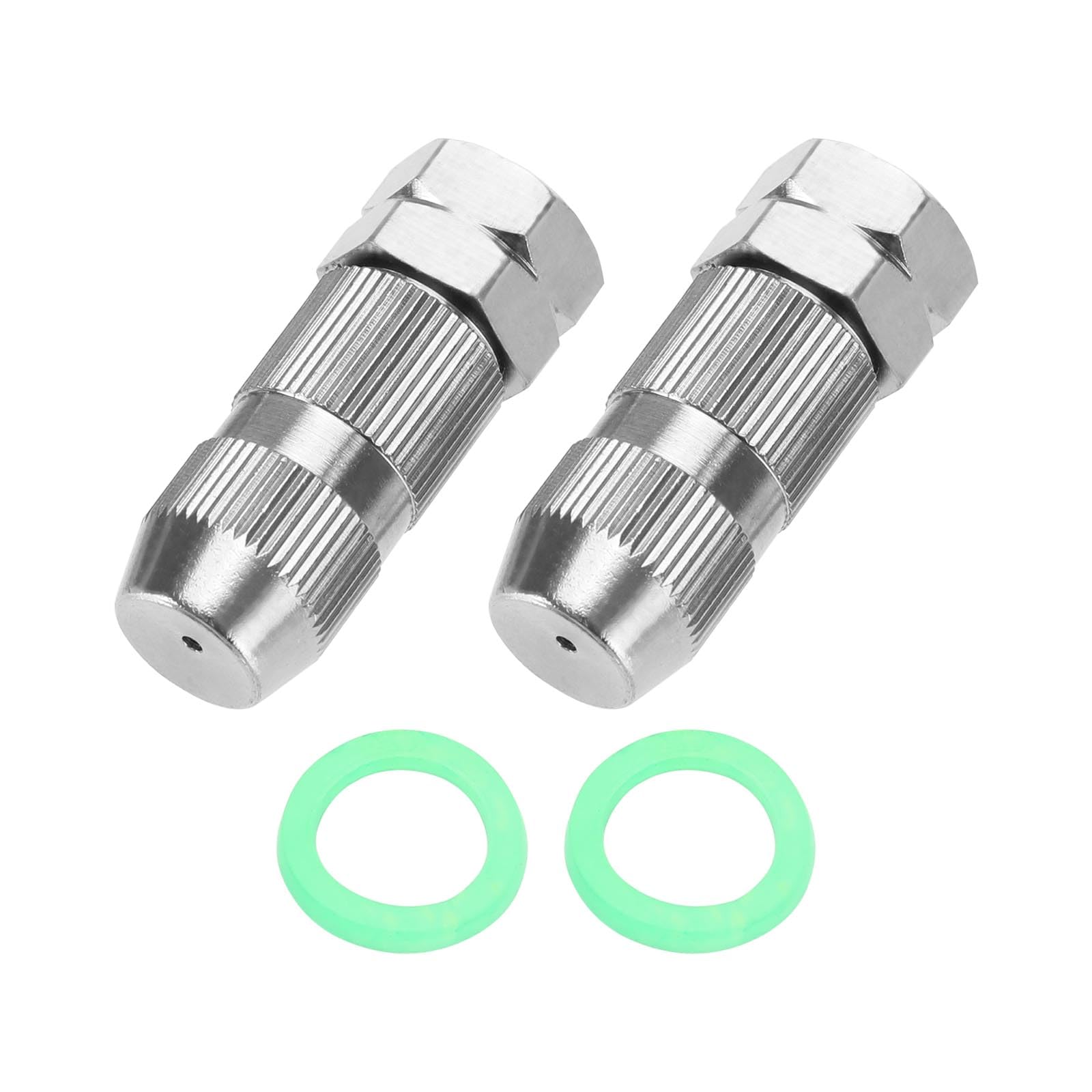 Be In Your Mind 2PCS Farm Sprayer Nozzle Tips 1.5mm with Washer Sprayer Alloy Nozzle Sprayer High Pressure Nozzle for Lawns Agricultural Fields Villa Gardens
