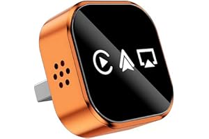 3 in 1 Screen Mirror for iOS & Android Phones – Wired-to-Wireless Screen Mirroring Adapter for Cars, Auto Mirror Link Adapter