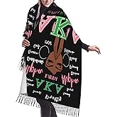 FRANTOFIT Scarf Sorority Gifts For Women Shawl Cashmere Long Large Warm With Tassel