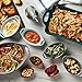 Rachael Ray 47864 4-Piece Set Stoneware Ramekins, Dipping Cups, Gray