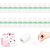 20 Roll Mini Thermal Printer Sticker Paper 57 x 25 mm Self-Adhesive Thermal Paper for Instant Camera, Photo Journal, Notes & Memo